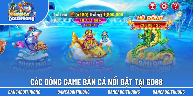 Các dòng game bắn cá nổi bật và đặc điểm ấn tượng
