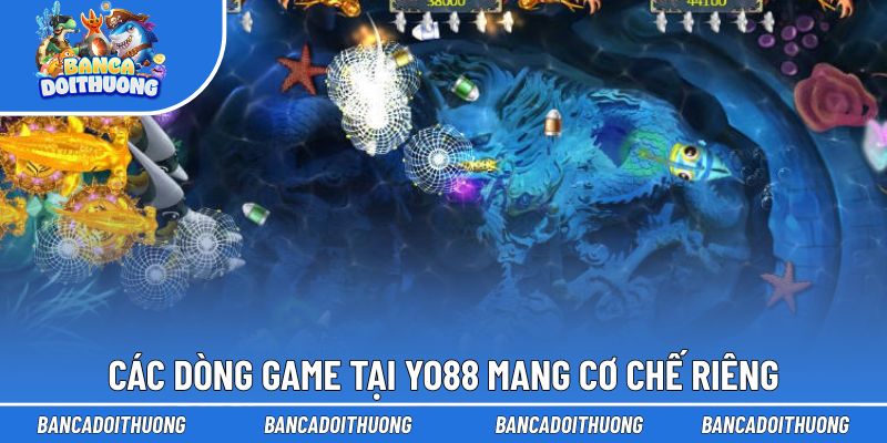 Các dòng game tại Yo88 mang cơ chế và nhịp chơi riêng