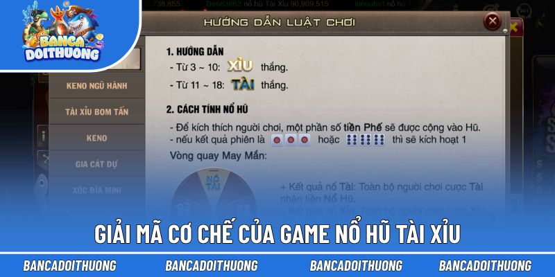 Bật mí luật lệ và cơ chế nổ hũ trong game