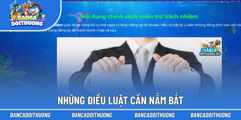 Những quy định quan trọng cần biết