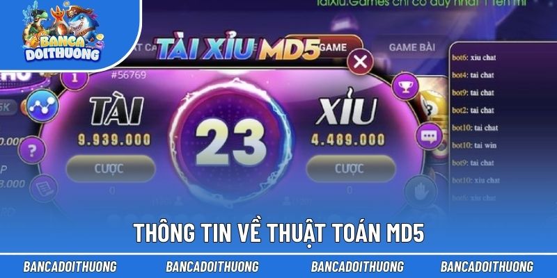 Thông tin về thuật toán MD5