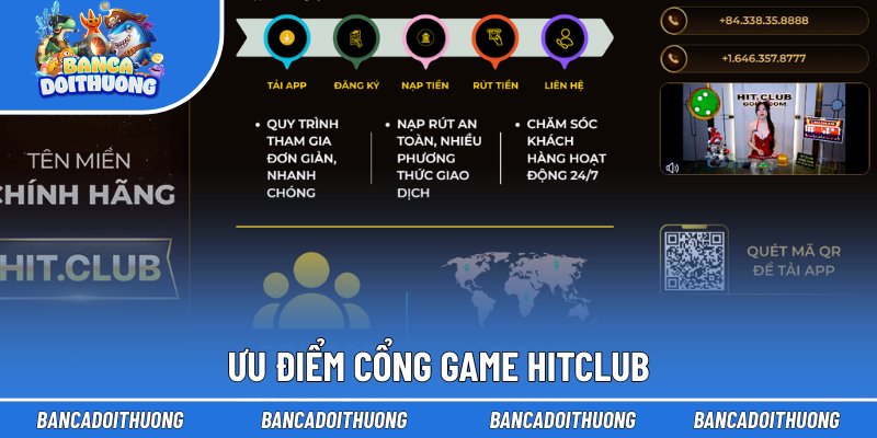 Ưu điểm cổng game Hitclub